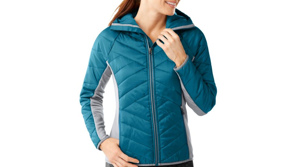 Smartwool Double Corbet 120 Hoody - Women's-Glacial Blue-Small