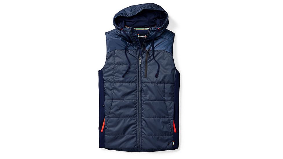 Smartwool Double Propulsion 60 Hoody Vest, Dark Blue Steel, Small, SW014025292S