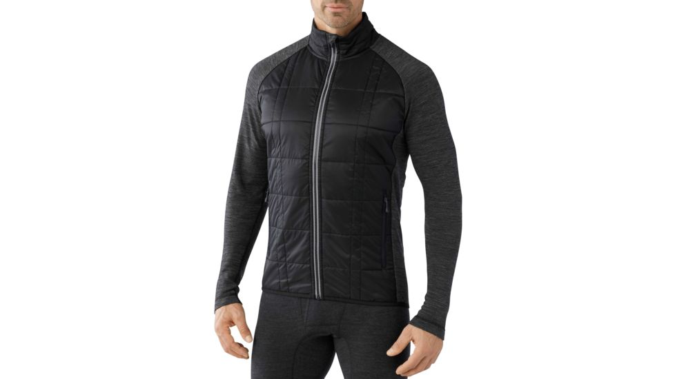 Smartwool Double Propulsion 60 Pullover - Men's-Graphite/Black-X-Large