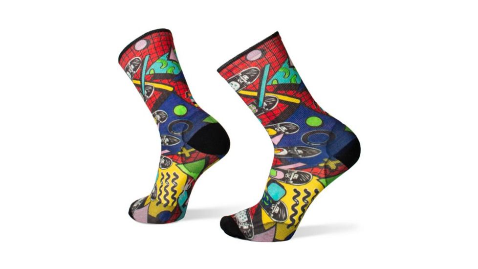 Smartwool Drop In Print Crew Sock - Womens, Multi Color, Medium, SW010521150M