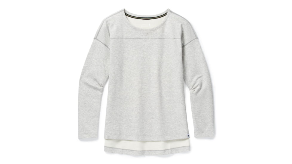 Smartwool Everyday Exploration Boatneck Top - Womens, Light Gray Heather, Large, SW016343545-L
