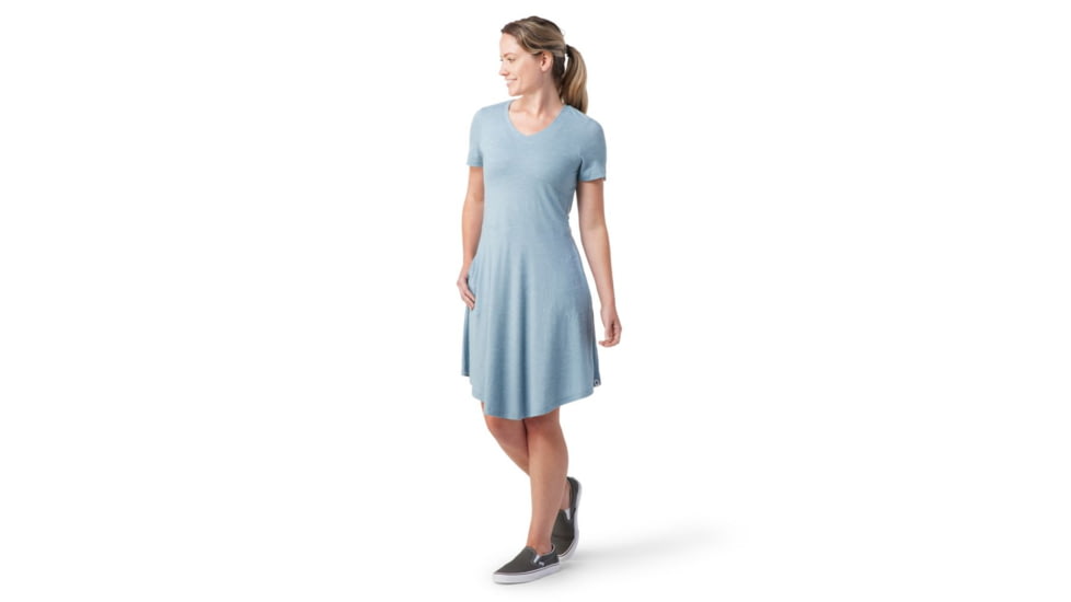 Smartwool Everyday Exploration Merino Dress - Womens, Storm Blue Heather, Medium, SW016616G82M