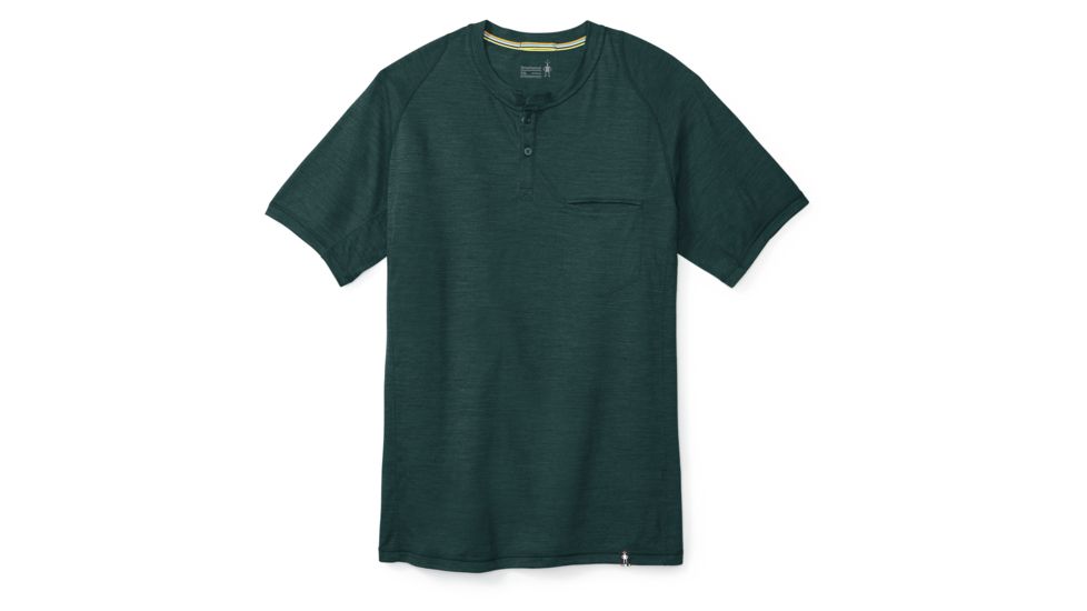 Smartwool Everyday Exploration SS Henley Mens, Midnight Green, XXL, SW000272393-XXL