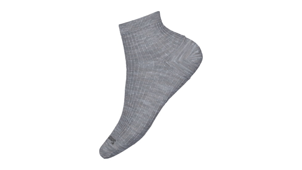 Smartwool Everyday Texture Ankle Socks, Light Gray, Extra Large, SW0018490391-XL