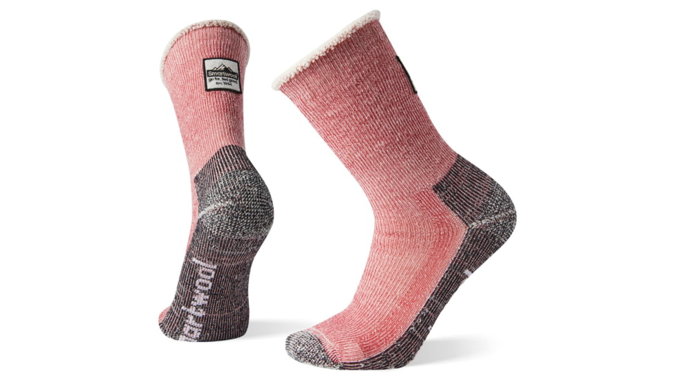 Smartwool Extra Heavy Cozy Slipper Socks, Crimson, Large, SW004069151-L