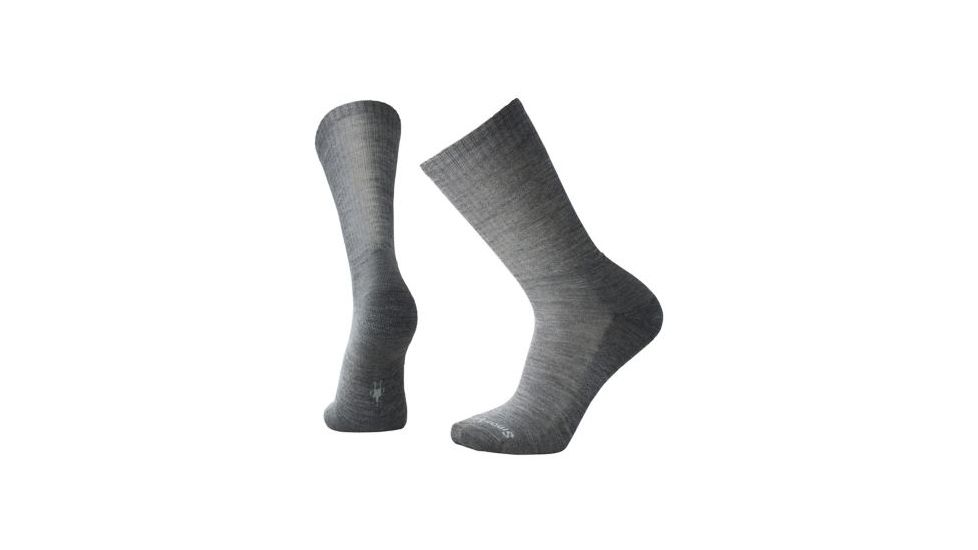 Smartwool Heathered Rib  Sock - Men's, Medium Gray, X-Large SW0SW164052-XL