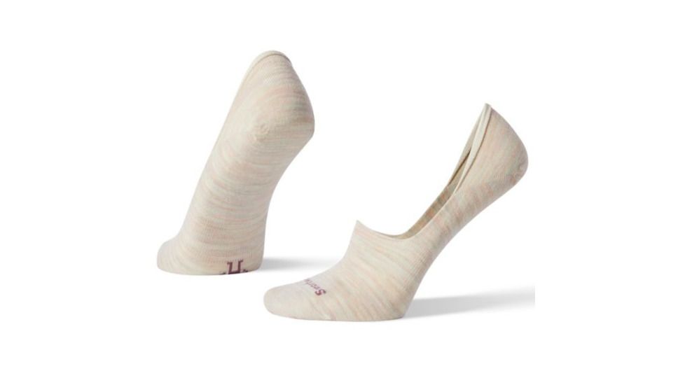 Smartwool Hide and Seek No Show Socks - Women's, Moonbeam, Large, SW003850A81-L