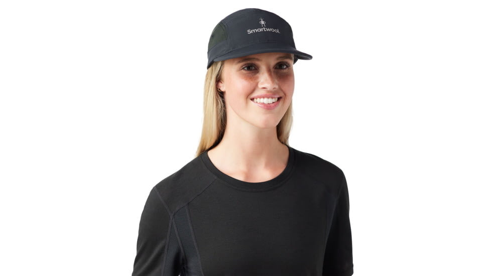 Smartwool Hike 5 Panel Hat, Black, One Size, SW00278100111FM000