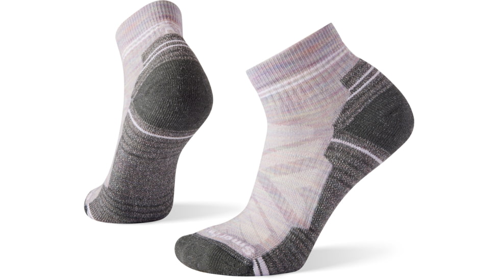 Smartwool Hike Light Cushion Ankle Socks - Womens, H76 Purple Eclipse, Large, SW001571H76L