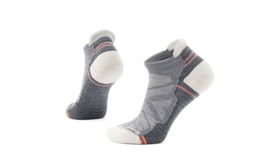 Smartwool Hike Light Cushion Low Ankle Socks - Womens, Medium Gray, Large, SW001570052100L000