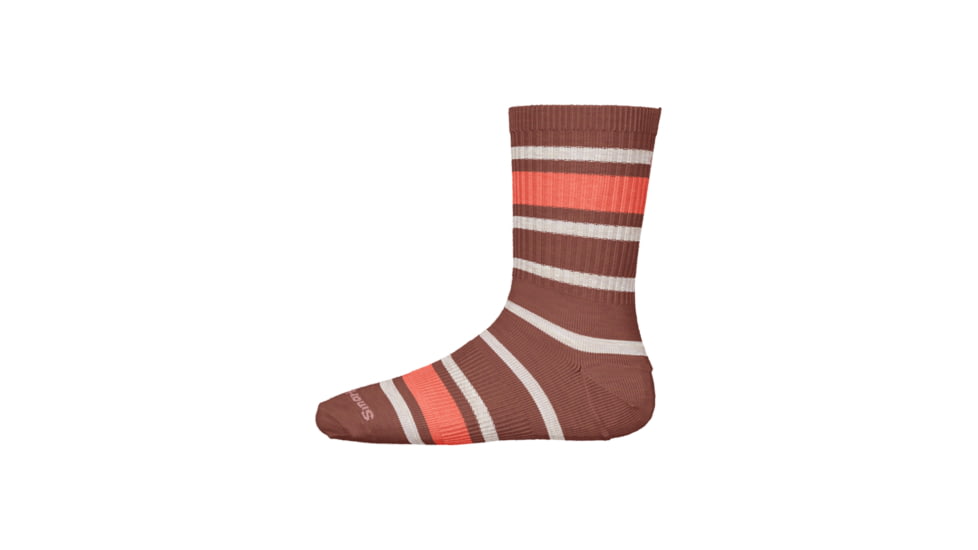 Smartwool Hike Light Cushion Striped Crew Socks - Kids, Dusty Cedar, Small, SW001693J981-S