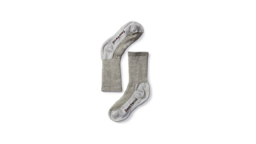 Smartwool Hike Medium Crew Sock - Kids, Taupe, Medium SW001211236-M
