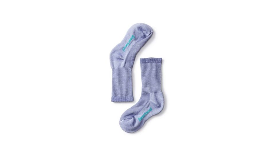 Smartwool Hike Medium Crew Sock - Kids, Lavender, Extra Small SW001211511-XS