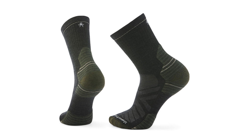Smartwool Hike Targeted Cushion Mid Crew Socks - Mens, Charcoal, Large, SW002853003100L000