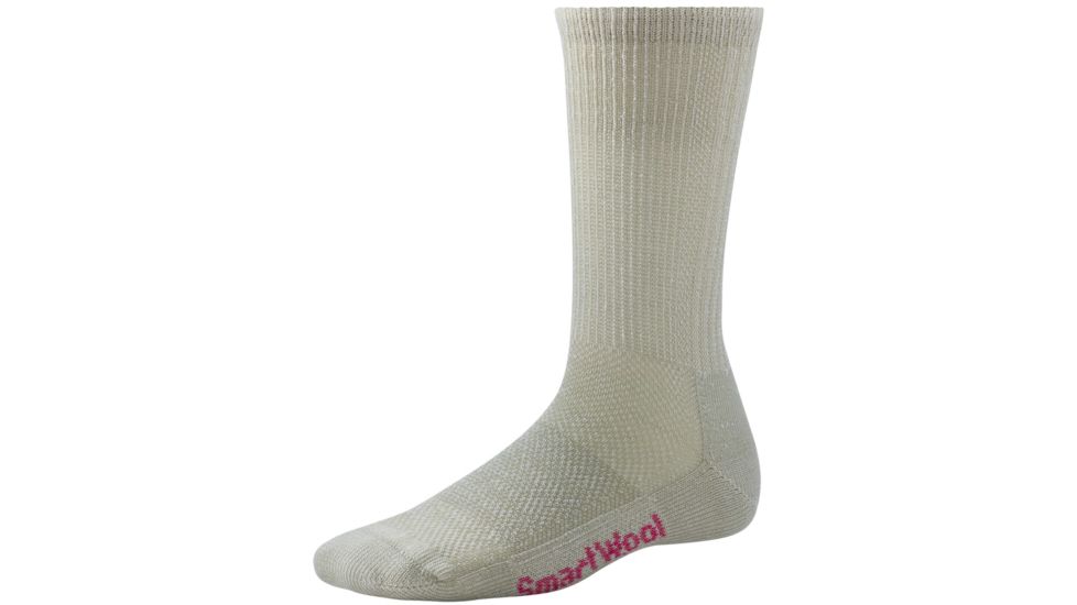 Smartwool Hike Ultra Light Crew Sock - Womens-Oatmeal-Large
