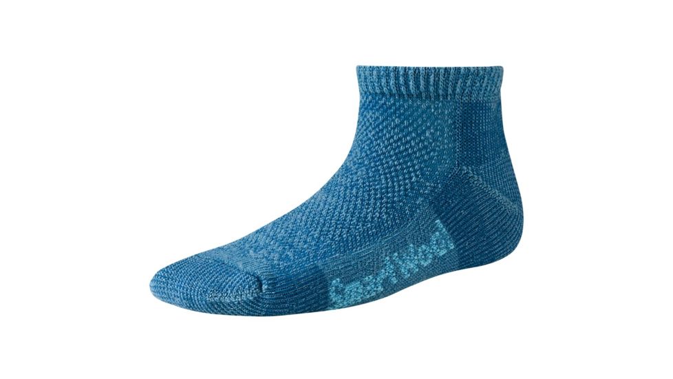 Smartwool Hike Ultra Light Micro Sock - Boy's-Arctic Blue-Large