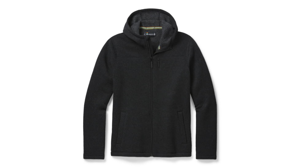 Smartwool Hudson Trail Fleece Hoodie - Mens, Dark Charcoal, Medium, SW016320A53-M