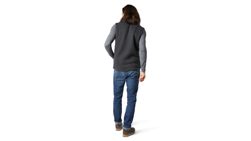 Smartwool Hudson Trail Fleece Vest - Mens, Dark Charcoal, Large, SW016319A53-L