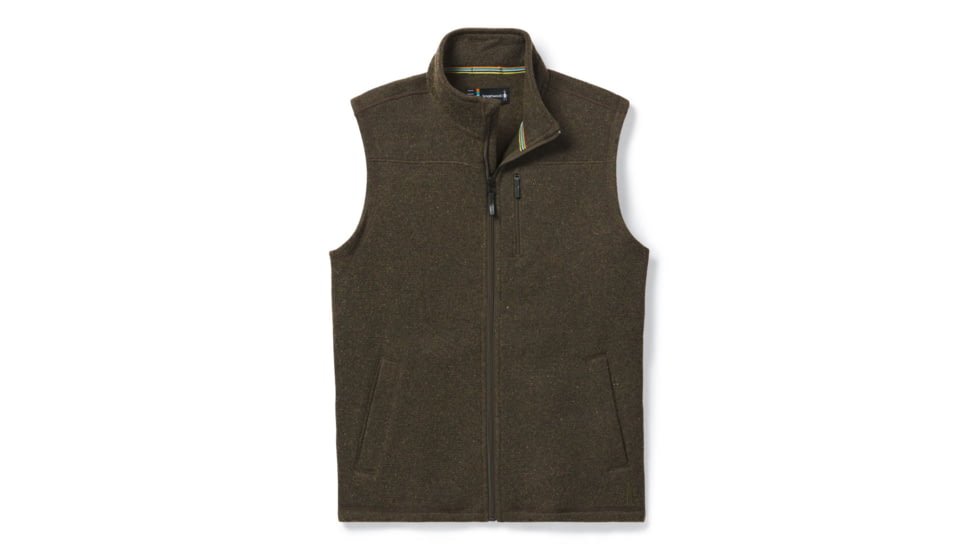 Smartwool Hudson Trail Fleece Vest - Mens, Military Olive, Extra Large, SW016319D11-XL