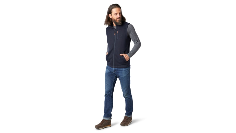 Smartwool Hudson Trail Fleece Vest - Mens, Navy, 2XL, SW016319410-XXL