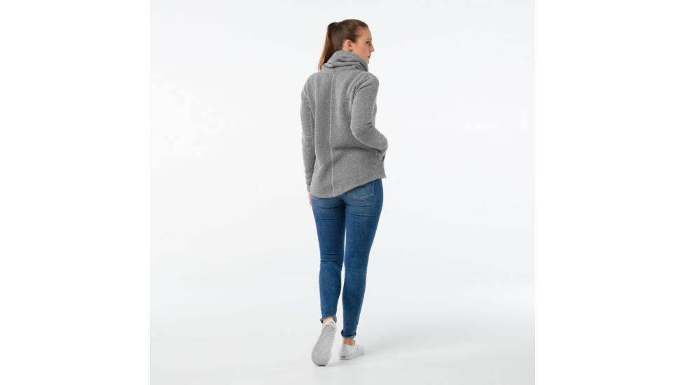 Smartwool Hudson Trail Pullover Fleece Sweater - Womens, Light Gray, Extra Small, SW000313039-XS