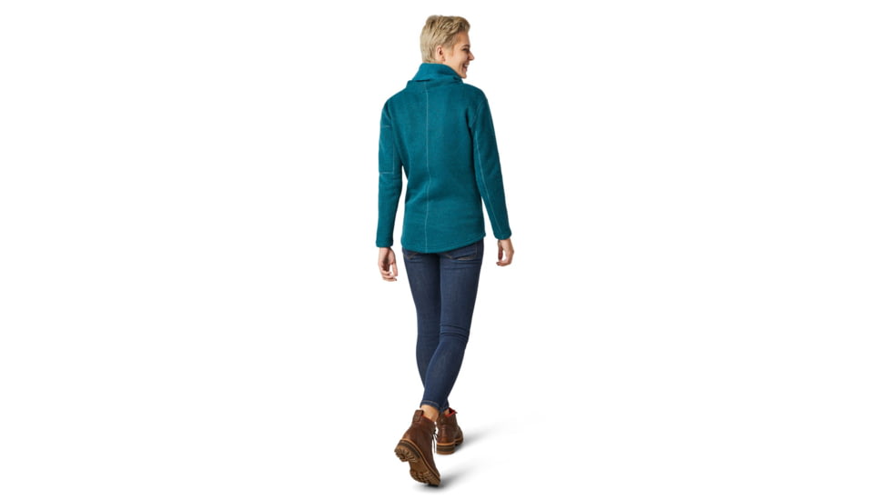 Smartwool Hudson Trail Pullover Fleece Sweater - Womens, Ocean Abyss, Small, SW000313E21-S