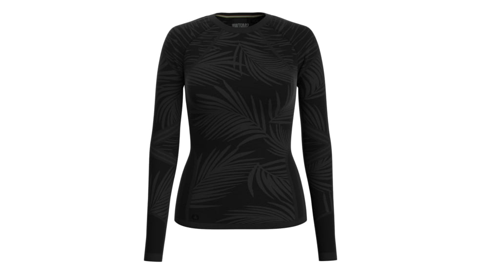 Smartwool Intraknit Active Base Layer Long Sleeve - Womens, Black, Small, SW0127920011-001 BLACK-S