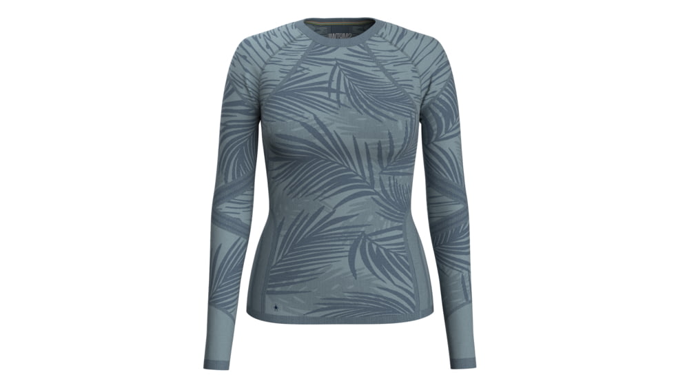 Smartwool Intraknit Active Base Layer Long Sleeve - Womens, Lead, Small, SW012792L421-L42 LEAD-S