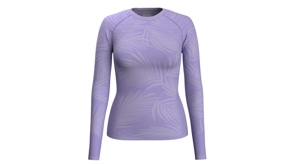 Smartwool Intraknit Active Base Layer Long Sleeve - Womens, Ultra Violet, Small, SW012792L461-S