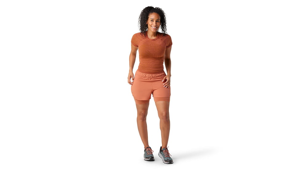 Smartwool Intraknit Active Short Sleeve - Womens, Copper, Extra Small, SW016869L371-XS