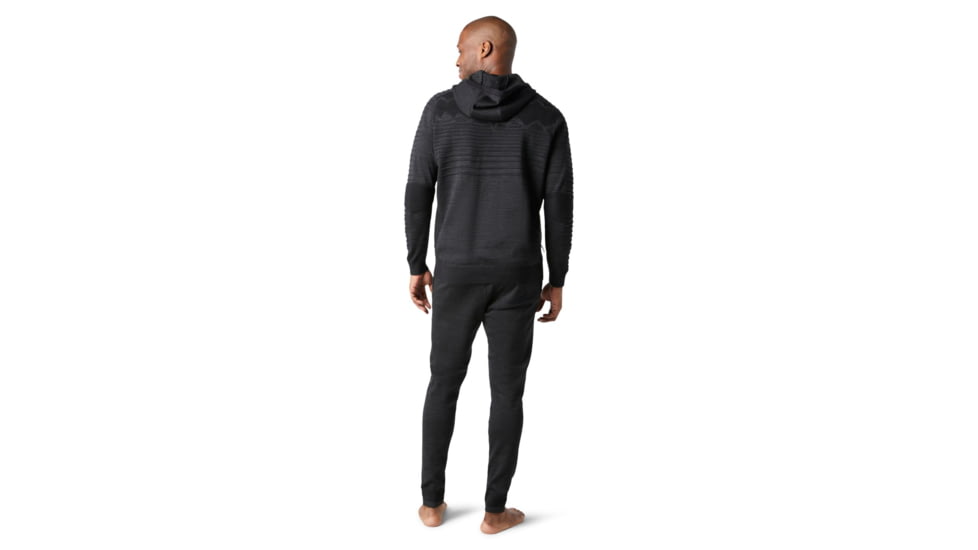 Smartwool Intraknit HyFi Full Zip Hoodie - Mens, Black, Large, SW016268001-L