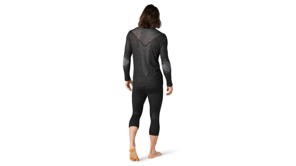 Smartwool Intraknit Merino 200 1/4 Zip - Mens, Black/White, 2XL, SW016260960-XXL