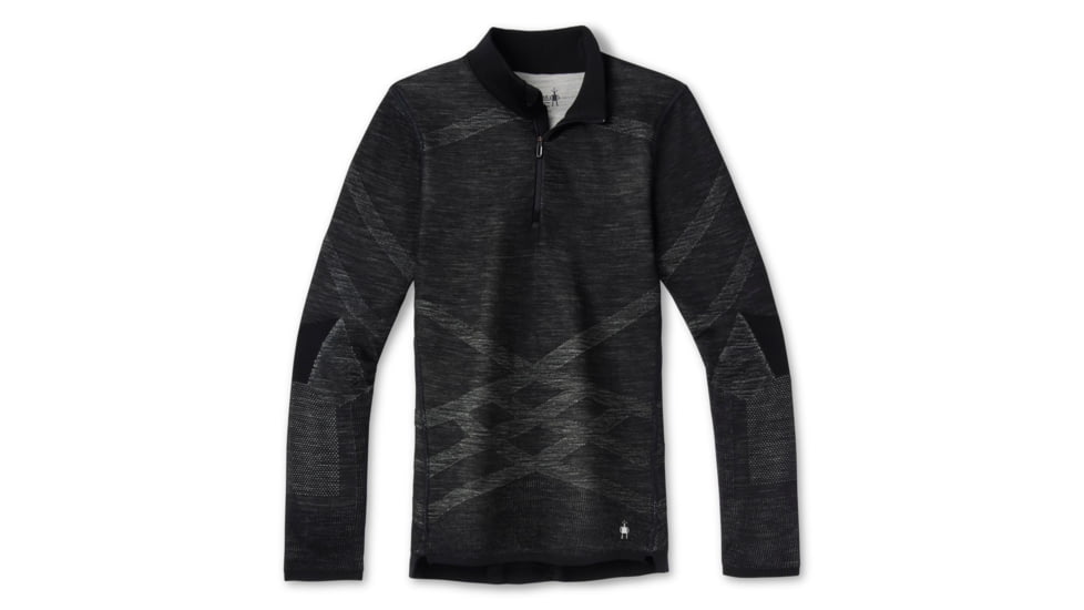Smartwool Intraknit Merino 200 1/4 Zip - Womens, Black/White, Small, SW016261960S