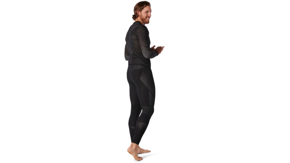 Smartwool Intraknit Merino 200 Bottom - Men's, Small, Black/White, SW019287960-S