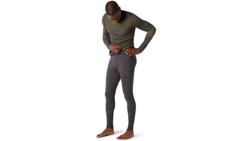 Smartwool Intraknit Merino 200 Bottom - Men's, 2XL, Charcoal/Smartwool Green, SW019287C77-XXL