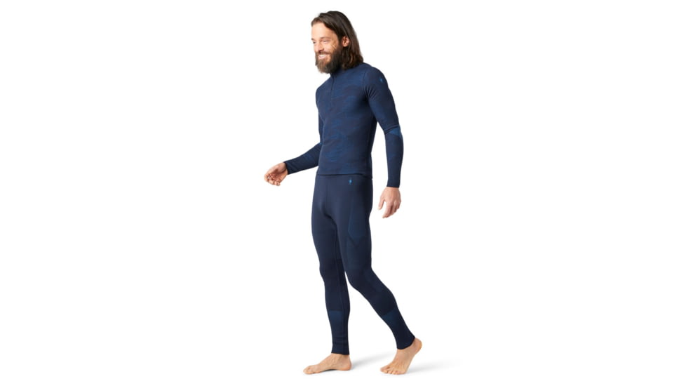 Smartwool Intraknit Merino 200 Bottom - Men's, Small, Deep Navy/Neptune Blue, SW019287F43-S