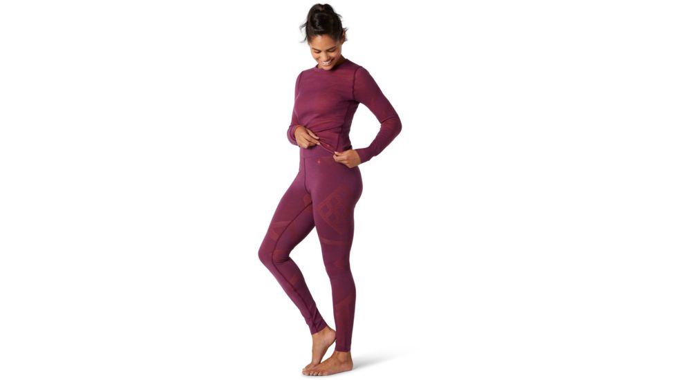 Smartwool Intraknit Merino 200 Bottom - Women's, Large, 31-32 in Waist, 32-33 in Inseam, Sangria, SW019285B48-L