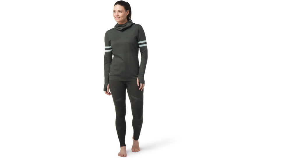 Smartwool Intraknit Merino Tech Pullover Hoodie - Womens, K15 North Woods, Large, SW016703K15L