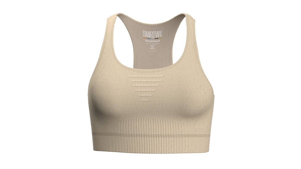 Smartwool Intraknit Racerback Bra - Womens, Almond, Large, SW016847L311-L