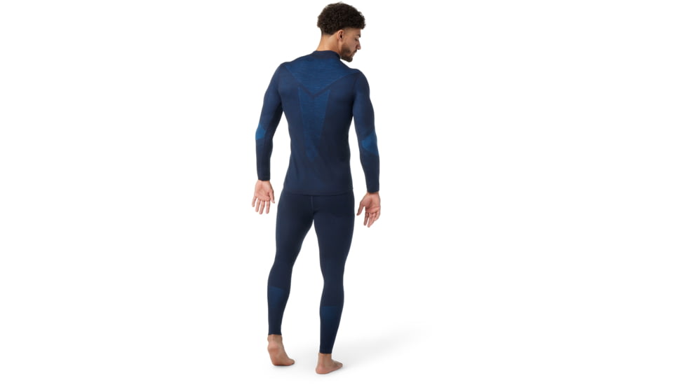 Smartwool Intraknit Thermal Merino Base Layer 1/4 Zip - Mens, 092 Deep Navy, Extra Large, SW016260092XL