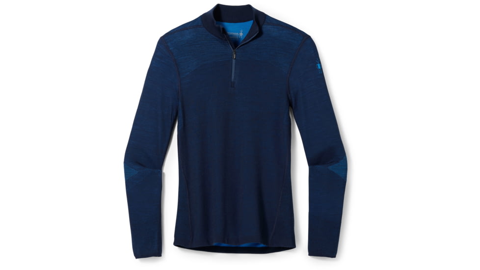Smartwool Intraknit Thermal Merino Base Layer 1/4 Zip - Mens, 092 Deep Navy, Extra Large, SW016260092XL