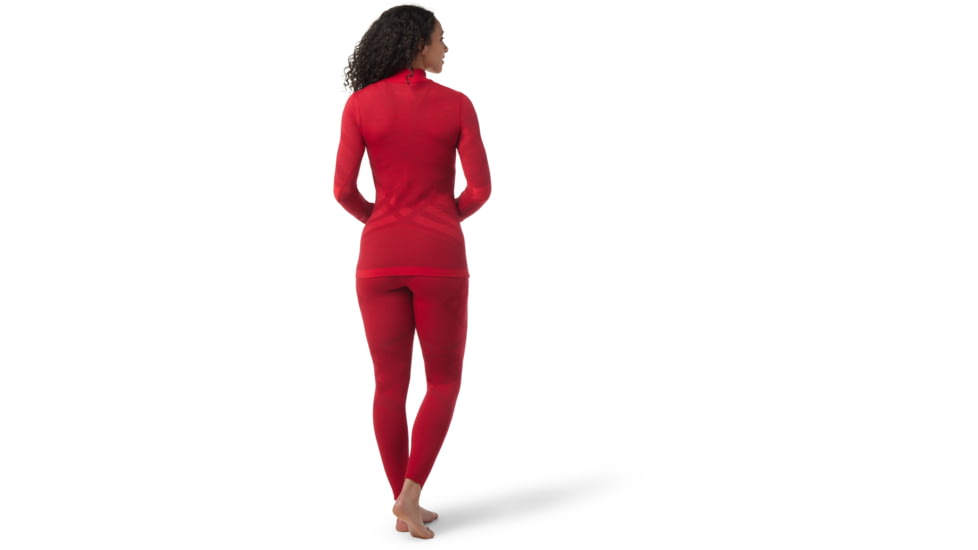 Smartwool Intraknit Thermal Merino Base Layer 1/4 Zip - Womens, G65 Pomegranate, Large, SW016261G65L