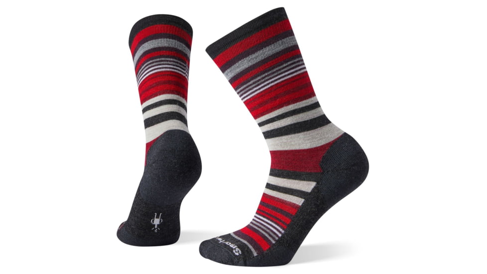 Smartwool Jovian Stripe Socks - Womens, Charcoal, Medium, SW0SW599003-M