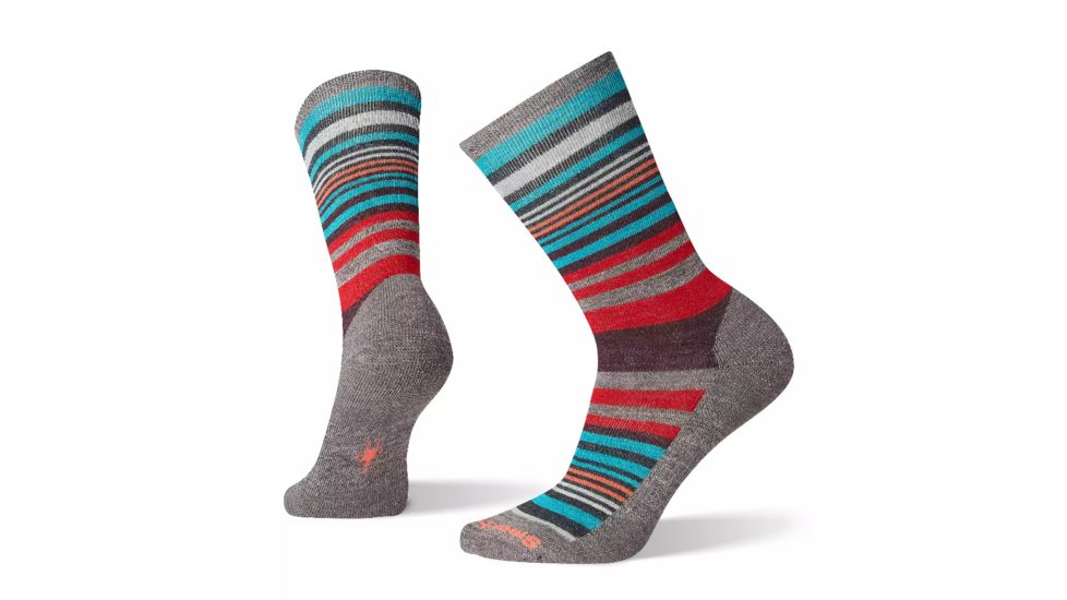 Smartwool Jovian Stripe Socks - Womens, Medium Gray, Large, SW0SW599052-L