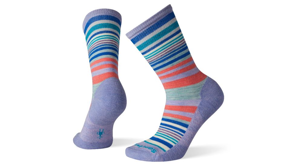 Smartwool Jovian Stripe Socks - Womens, Purple Mist, Small, SW0SW599A26-S