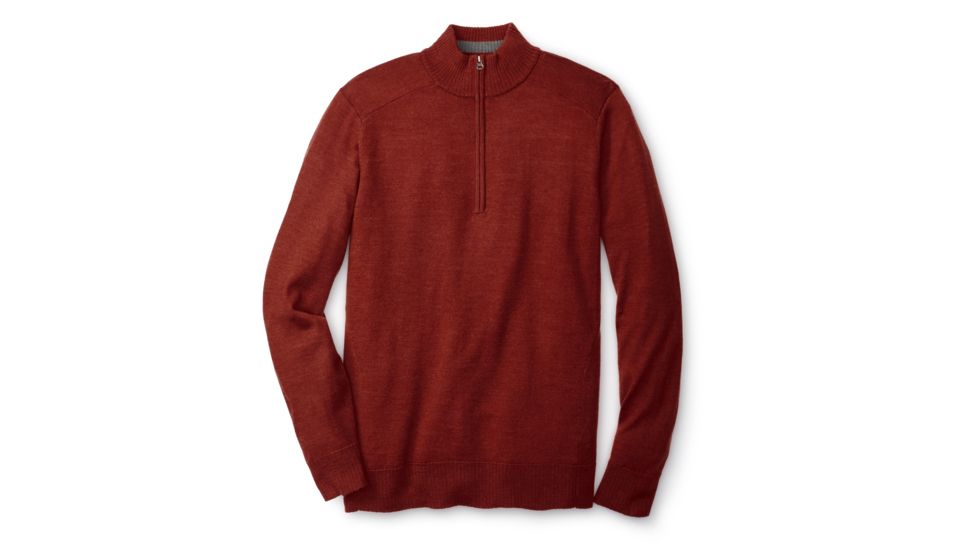 Smartwool Kiva Ridge Half Zip Sweater - Men's, Moab Rust Heather, Large, SW0SR628297L