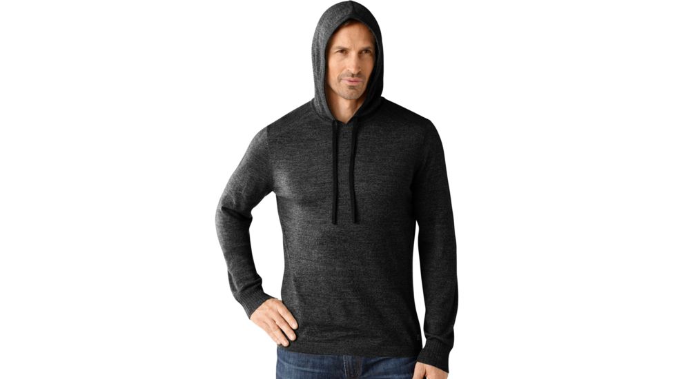 Smartwool Kiva Ridge Hoody - Men's, Charcoal Heather, Small, SW0SR629010S
