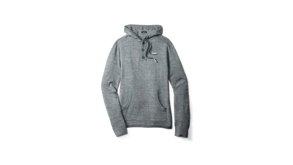 Smartwool Kiva Ridge Hoody - Mens, Medium Gray Heather, Medium, SW000222084M