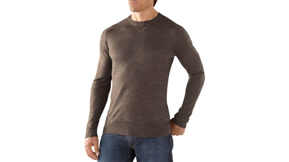 Smartwool Lightweight Front Range Crew - Men's-Taupe Heather-Large