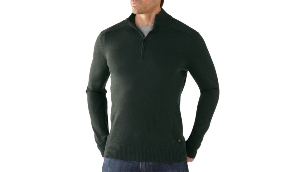 Smartwool Lightweight Front Range Half Zip - Men's-Forest-Large